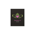 Fontaines DC - I Love You - Irish Claddagh (Black + Green + Pink)