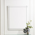 Etched Border Wall Mirror | Milania