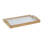 White Top Pinewood with Folding Legs | Bed Tray