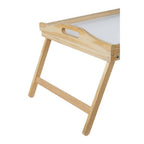 White Top Pinewood with Folding Legs | Bed Tray
