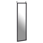 Black Plastic Frame Over Door Mirror | Mize