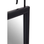 Black Plastic Frame Over Door Mirror | Mize