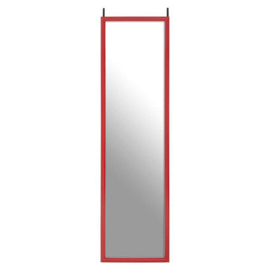 Red Plastic Frame Over Door Mirror | Mize