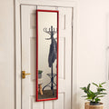 Red Plastic Frame Over Door Mirror | Mize
