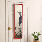 Red Plastic Frame Over Door Mirror | Mize