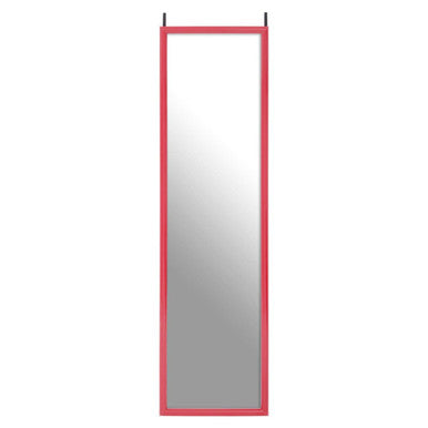 Pink Plastic Frame Over Door Mirror | Mize