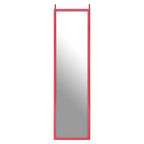 Pink Plastic Frame Over Door Mirror | Mize