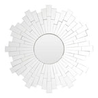 Sunburst Design Round Wall Mirror | Glitzy