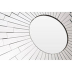 Sunburst Design Round Wall Mirror | Glitzy