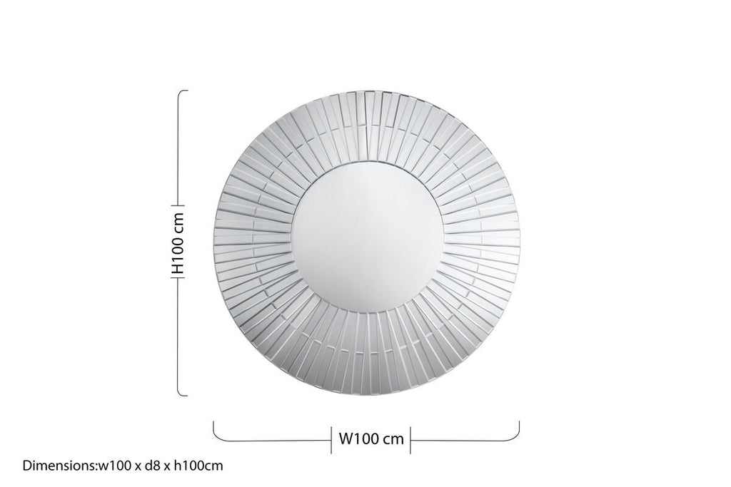 Flared Frame Wall Mirror | Anson