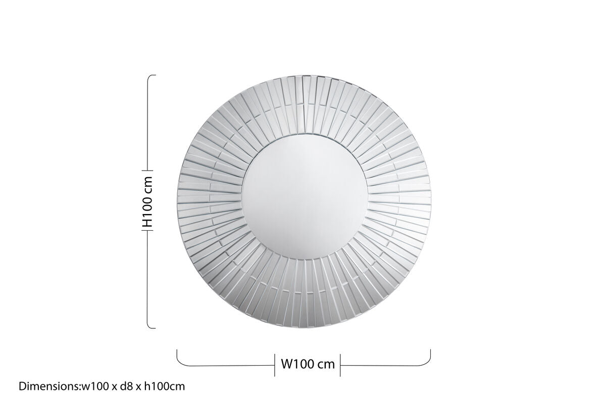 Flared Frame Wall Mirror | Anson