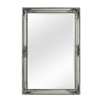 Rustic Vintage Silver Finish Wall Mirror | Brussels