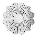 Sunburst Round Wall Mirror | Glitzy