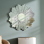 Sunburst Round Wall Mirror | Glitzy
