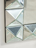 3D Effect Rectangular Wall Mirror | Lidia