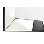 Black and White Bevelled Border Wall Mirror | Milania