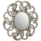 Entwined Silver Swirl Wall Mirror | Adelere