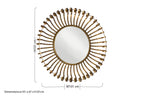 Spoke Frame Wall Mirror | Cissell
