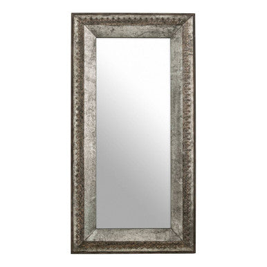 Antique Grey Wall Mirror | Elementary