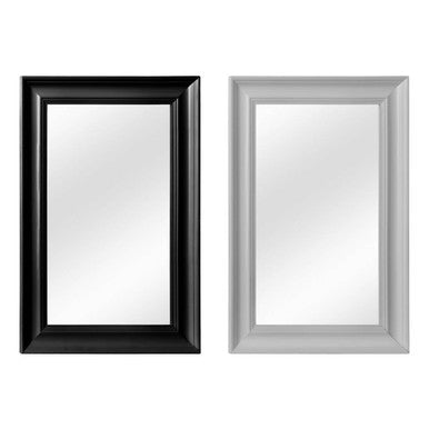 Matte Black Finish Wall Mirror | Urban