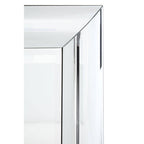 Thick Silver Frame Rectangular Wall Mirror | Petillo