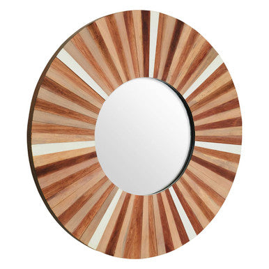 Natural Wood Wall Mirror | Barn