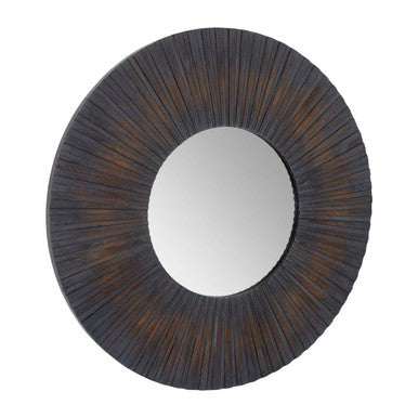 Antique Wood Effect Wall Mirror | Barn