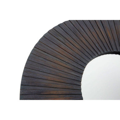 Antique Wood Effect Wall Mirror | Barn