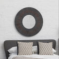 Antique Wood Effect Wall Mirror | Barn