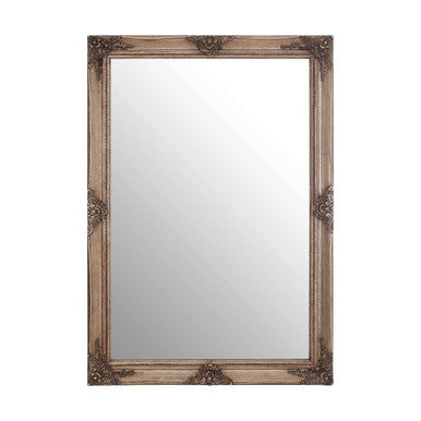 Baroque Rectangular Gold Wall Mirror | Brussels