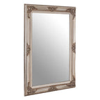 Baroque Rectangular Grey Wall Mirror | Brussels