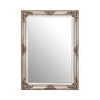 Baroque Rectangular Grey Wall Mirror | Brussels
