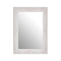Baroque Rectangular Antique White Wall Mirror | Brussels