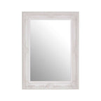 Baroque Rectangular Antique White Wall Mirror | Brussels