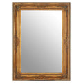 Baroque Rectangular Antique Gold Wall Mirror | Brussels