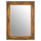 Baroque Rectangular Antique Gold Wall Mirror | Brussels