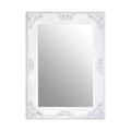 Baroque Antique White Wall Mirror | Brussels