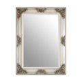 Baroque Rectangle Silver Wall Mirror | Brussels