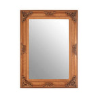 Baroque Rectangle Gold Wall Mirror | Brussels