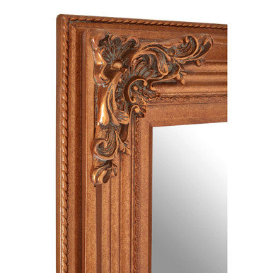 Baroque Rectangle Gold Wall Mirror | Brussels