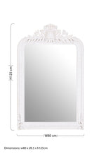 Stone Grey Wall Mirror | Gloria