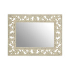 Antique White Baroque Style Wall Mirror | Hilda