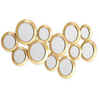 Gold Finish Wall Mirror | Marcia
