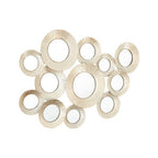 Hammered Silver Wall Mirror | Marcia
