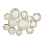 Hammered Silver Wall Mirror | Marcia