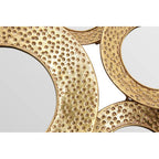 Hammered Gold Wall Mirror | Marcia