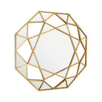 Gold Octagonal Wall Mirror | Marcia