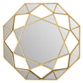 Gold Octagonal Wall Mirror | Marcia