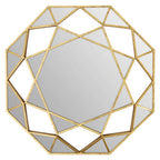Gold Octagonal Wall Mirror | Marcia