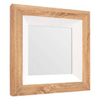 White Gloss Wood Wall Mirror | Roxy